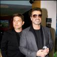 George Michael et son ex Kenny Goss lors de la première de "Sleuth" à Londres le 18 novembre 2007