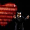 George Michael en concert pour son '25 LIVE Tour' à Madison Square Garden, New York le 23 juillet 2008