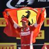 Sebastian Vettel après avoir terminé second du Grand Prix d'Italie à Monzale 6 septembre 2015