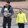 Exclusif - Hayden Panettiere et son compagnon Wladimir Klitschko se promènent avec leur fille Kaya à Nashville, le 7 mars 2015