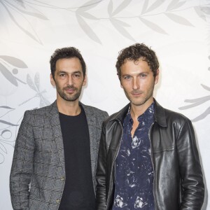 Simon Buret, Olivier Coursier du groupe Aaron - Soirée d'inauguration du Musée Ephémère Chaumet, Place Vendôme à Paris le 12 septembre 2015.12/09/2015 - Paris