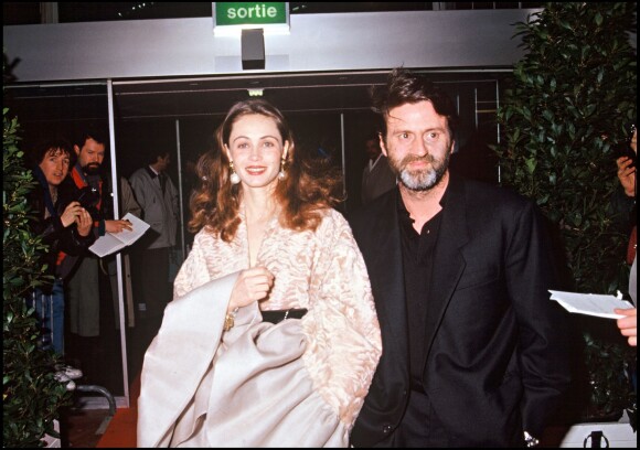 Emmanuelle Béart avec Daniel Auteuil en 1992.