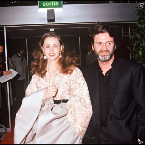 Emmanuelle Béart avec Daniel Auteuil en 1992.