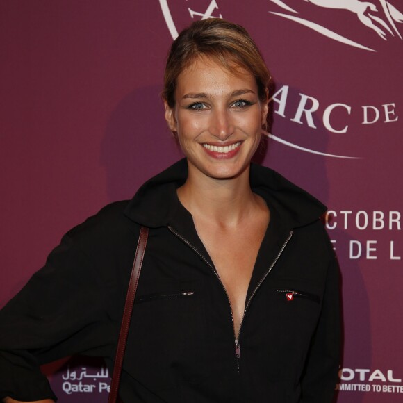 Pauline Lefèvre - Soirée de lancement du Qatar Prix de l'Arc de Triomphe 2015, le Championnat du Monde des Pur-Sang à l'Arc de Triomphe à Paris, le 15 septembre 2015.