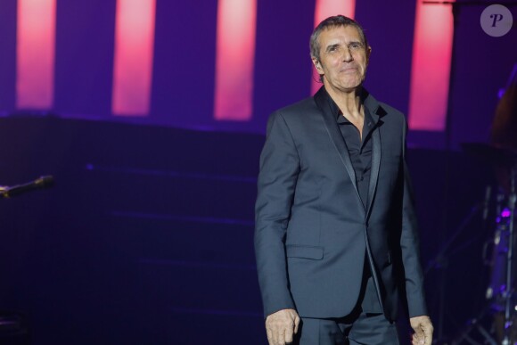 Julien Clerc en concert au Palais des Sports à Paris le 17 mars 2015