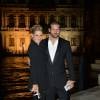 Michelle Hunziker et son mari Tomaso Trussardi pour la soirée Doppia Difesa, l'association de Michelle, lors de la 72e Mostra de Venise, le 7 septembre 2015.