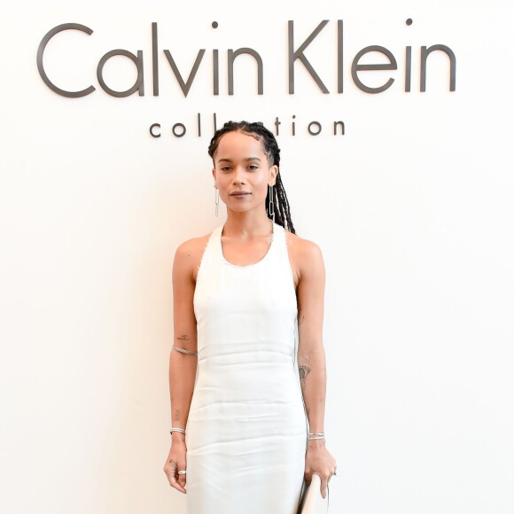 Zoë Kravitz assiste au défilé Calvin Klein Collection (collection printemps-été 2016) aux Spring Studios. New York, le 17 septembre 2015.