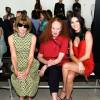 Anna Wintour, Grace Coddington et Kendall Jenner assistent au défilé Calvin Klein Collection (collection printemps-été 2016) aux Spring Studios. New York, le 17 septembre 2015.