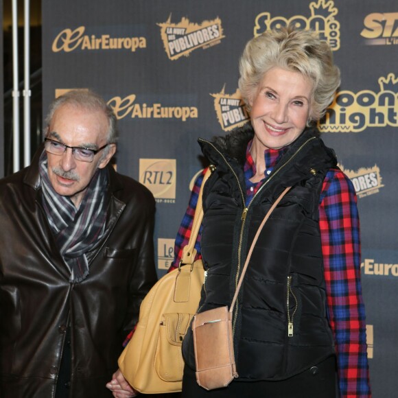 Danièle Gilbert et son mari Patrick Scemama (Semama) - Soirée VIP pour la 35e Nuit des Publivores au Grand Rex à Paris, le 17 septembre 2015.