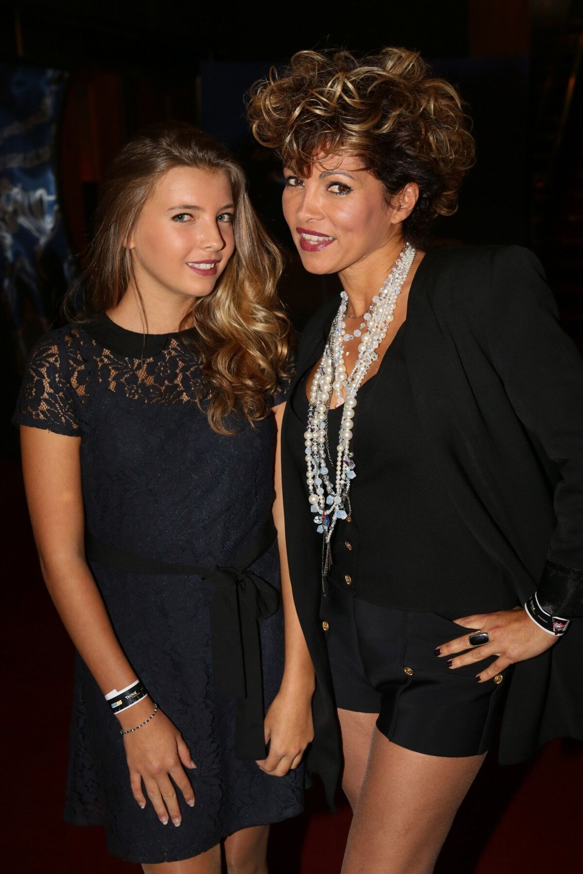 Photo : Ysa Ferrer et sa fille - Soirée VIP pour la 35e Nuit des Publivores  au Grand Rex à Paris, le 17 septembre 2015. - Purepeople