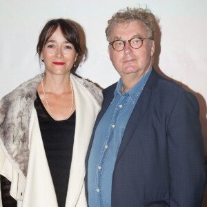 Delphine Ernotte (présidente de France télévisions), Dominique Besnehard - Photocall de "Dix pour cent" dans le cadre du 17e festival de fiction TV de La Rochelle à l'Espace Encan à La Rochelle le 11 septembre 2015