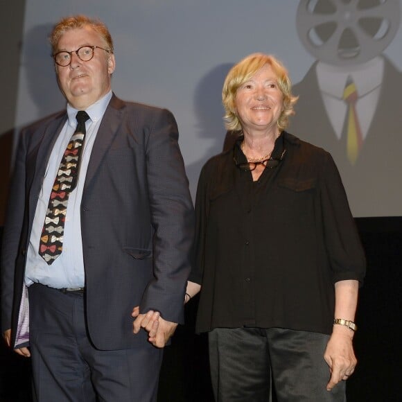 Dominique Besnehard, Marie-France Brière - Clôture de la 8e édition du festival du film francophone d'Angoulême le 30 aout 2015.