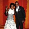 Viola Davis et son époux à la soirée HBO après la 67e cérémonie des Emmy Awards à Los Angeles, le 20 setpembre 2015.