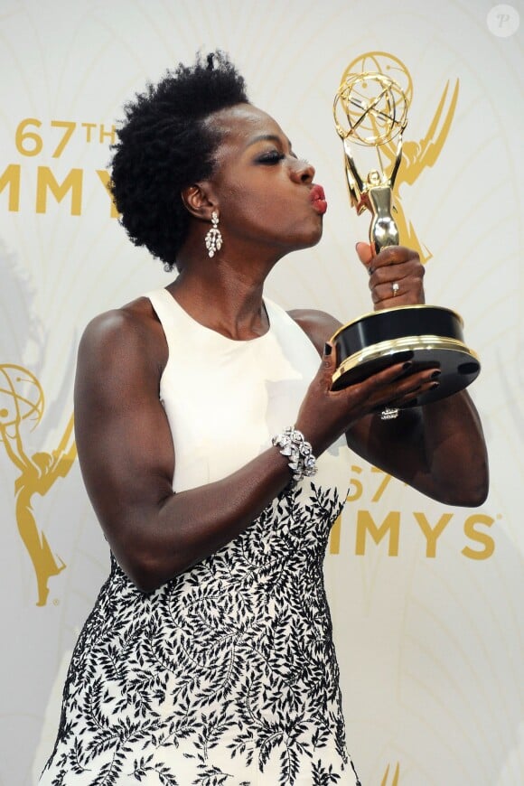 Viola Davis à la 67e cérémonie des Emmy Awards à Los Angeles, le 20 setpembre 2015.