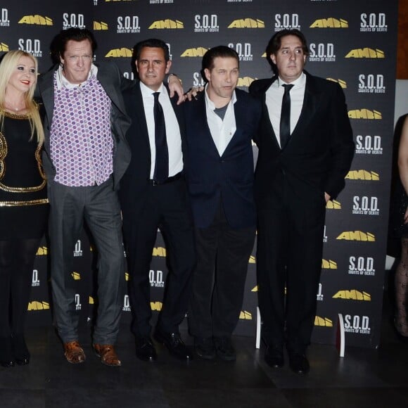 Andrea Iervolino, Monika Bacardi, Michael Madsen, Anrea Pugliese, Stephen Baldwin, Stefano Zannini - Soirée du film "Sod" à Rome en Italie le 2 février 2014.