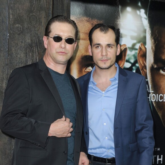 Stephen Baldwin et guest - People a la premiere du film "After Earth" au Ziegfeld Theater a New York. Le 29 mai 2013