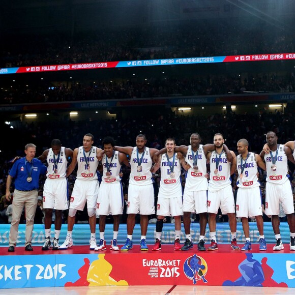 Tony Parker et les Bleus ont terminé leur Euro 2015 sur une note douce-amère en battant la Serbie pour la médaille de bronze, le 20 septembre 2015.