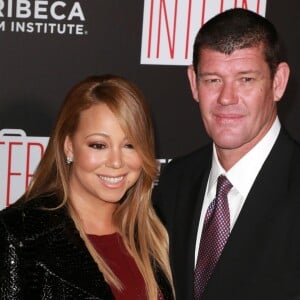 Mariah Carey et son compagnon James Packer - Avant-première de 'The Intern' au Ziegfeld Theatre à New York, le 21 septembre 2015