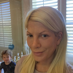 Tori Spelling et son fils / photo postée sur Instagram.