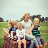 Tori Spelling et ses enfants / photo postée sur Instagram.