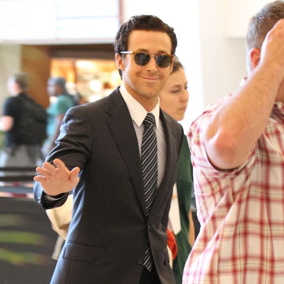 Ryan Gosling sur le tournage du film "The Big Short" à la nouvelle Orleans le 7 mai 2015