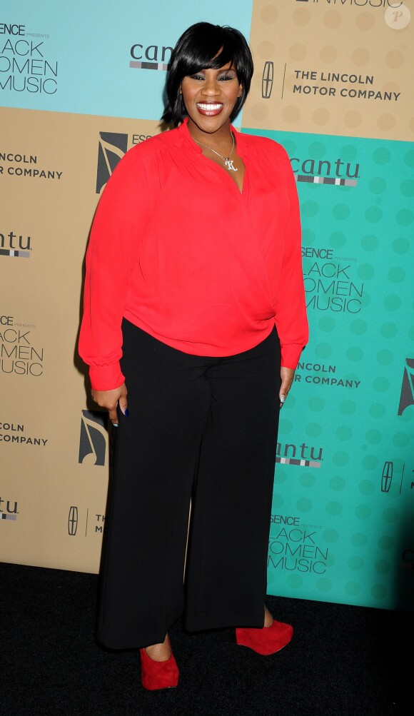 Kelly Price à la 5e édition de la soirée du magazine Essence en l'honneur des femmes noires du monde de la musique à West Hollywood, Los Angeles, le 22 janvier 2014
