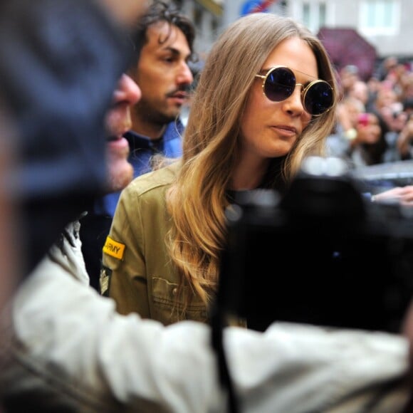 Cara Delevingne et Kate Moss à Milan lors de l'inauguration de la boutique Mango le 23 septembre 2015