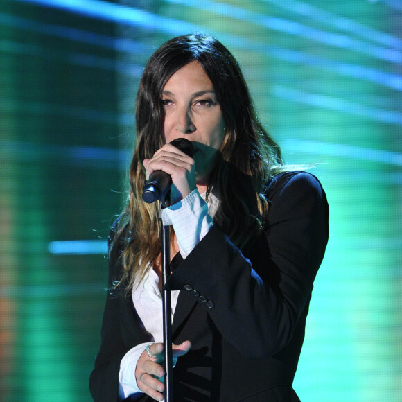 Zazie - Enregistrement de l' emission "Vivement Dimanche" à Paris le 13 mars 2013.
