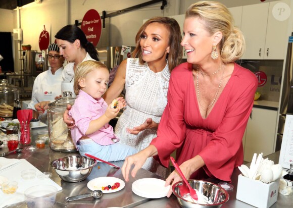 Duke Rancic, Giuliana Rancic, Sandra Lee à Culver City, Los Angeles, le 15 juillet 2014