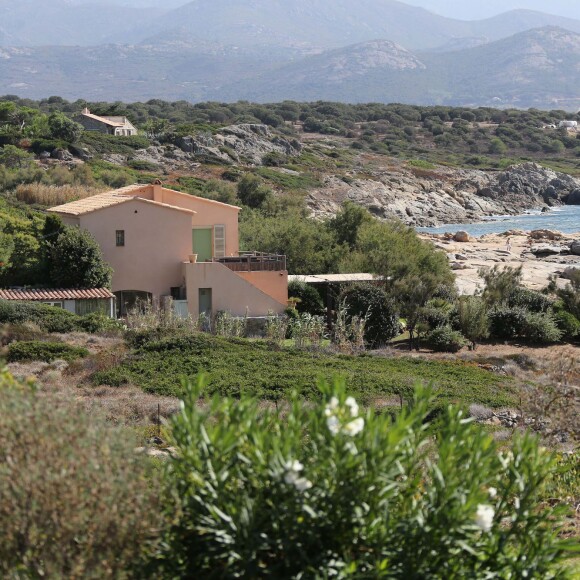 Exclusif - Illustration de la Maison de Guy Bedos au bord de l'eau dans le petit village de Lumio en Corse - septembre 2015