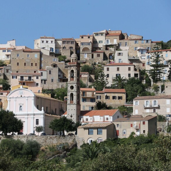Exclusif - Illustration de la Maison de Guy Bedos au bord de l'eau dans le petit village de Lumio en Corse - septembre 2015