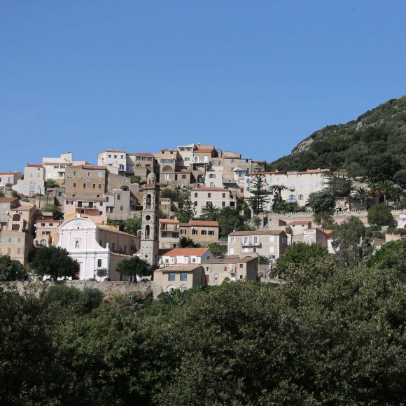 Exclusif - Illustration de la Maison de Guy Bedos au bord de l'eau dans le petit village de Lumio en Corse - septembre 2015