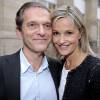 Frédéric Saldmann et sa femme Marie - Cérémonie de remises des médailles de la faculté de médecine à Paris le 24 septembre 2015.