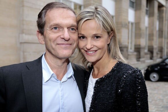 Frédéric Saldmann et sa femme Marie - Cérémonie de remises des médailles de la faculté de médecine à Paris le 24 septembre 2015.