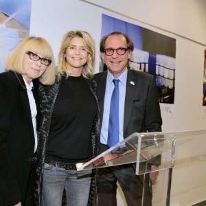 Mireille Darc, Alice Taglioni enceinte, Gérard Friedlander - Cérémonie de remises des médailles de la faculté de médecine à Paris le 24 septembre 2015.