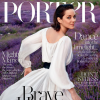 Marion Cotillard (en Dior) sur la couverture du magazine Porter qui sortira le 2 octobre 2015.