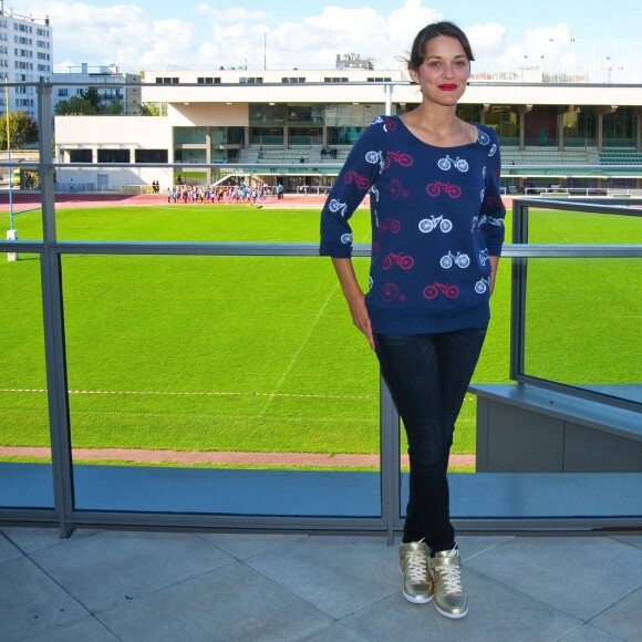 Marion Cotillard - Marion Cotillard Marraine du festival Atmosphères 2015 à Courbevoie le 19 septembre 2015