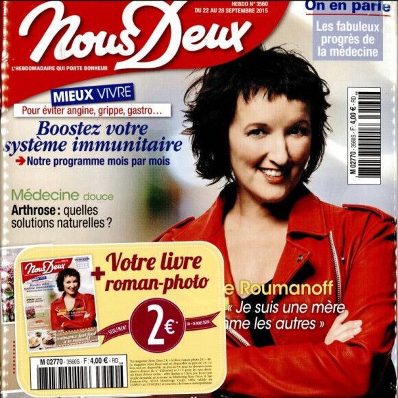 Nous Deux, en kiosques le 22 septembre 2015