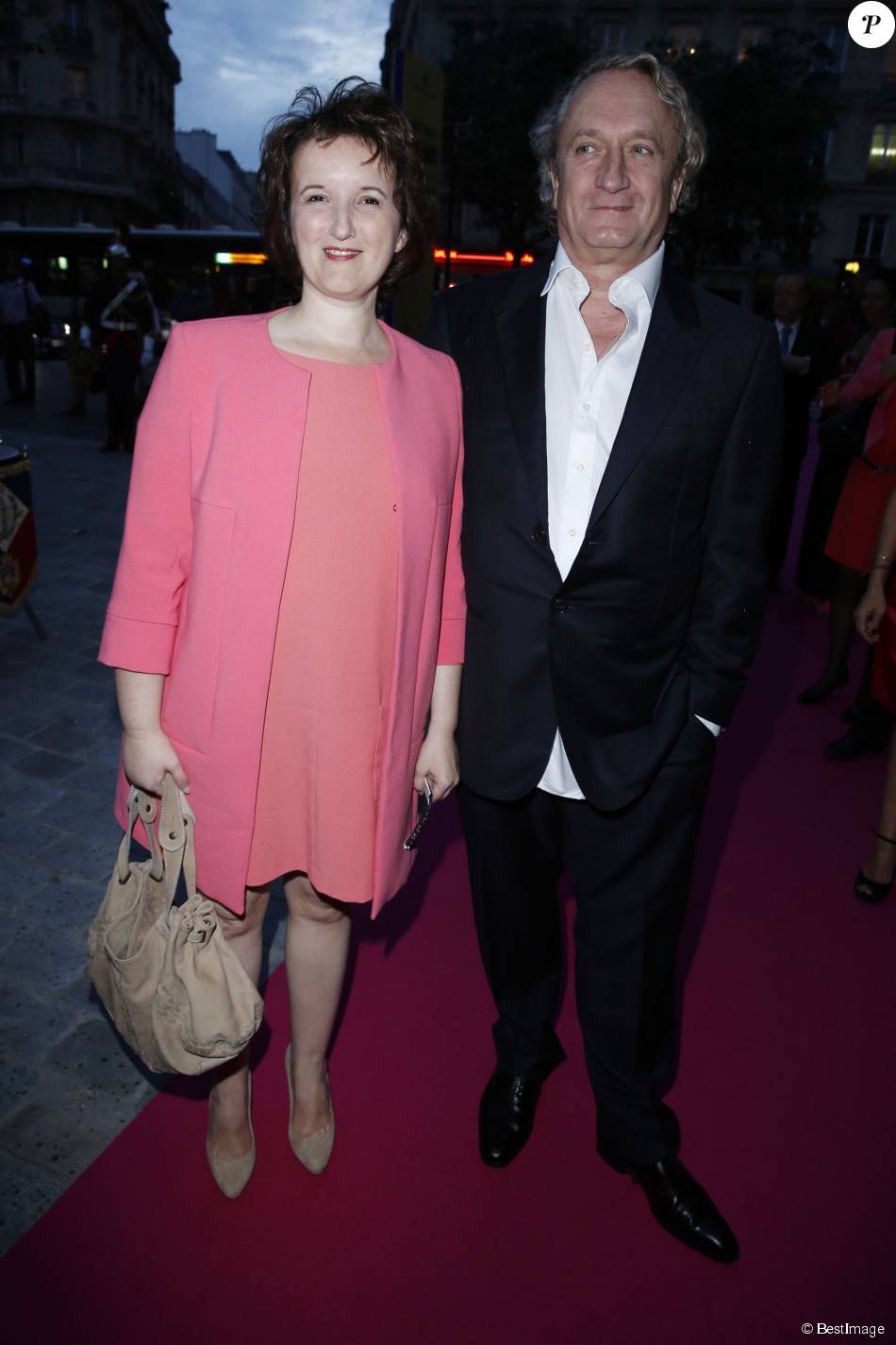 Anne Roumanoff et son mari Philippe Vaillant Gala de l'IFRAD au