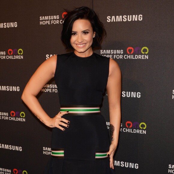 Demi Lovato - People au gala "The Samsung Hope for Children" à New York. le 17 septembre 2015