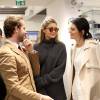 Devon Windsor, Gigi Hadid, Derek Blasberg et Kendall Jenner assistent à la séance de dédicaces du livre "Harper's BAZAAR: Models" (par Derek Blasberg) chez colette. Paris, le 2 octobre 2015.