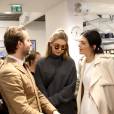 Devon Windsor, Gigi Hadid, Derek Blasberg et Kendall Jenner assistent à la séance de dédicaces du livre "Harper's BAZAAR: Models" (par Derek Blasberg) chez colette. Paris, le 2 octobre 2015.