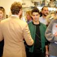Doutzen Kroes, Derek Blasberg, Joe Jonas et Gigi Hadid assistent à la séance de dédicaces du livre "Harper's BAZAAR: Models" (par Derek Blasberg) chez colette. Paris, le 2 octobre 2015.