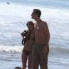 Exclusif - Jim Carrey et Cathriona White sur une plage de Malibu, le 15 septembre 2012
