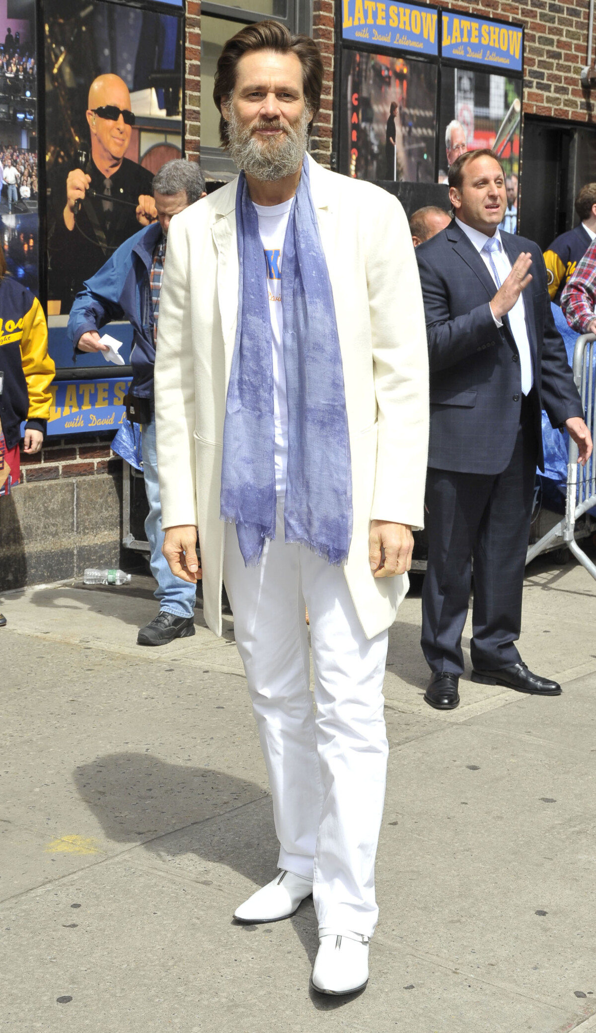 Photo Jim Carrey à Lémission Late Show With David Letterman à New York Le 20 Mai 2015 1276