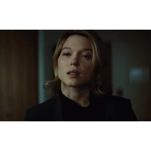 Léa Seydoux alias Madeleine Swann / image extraite de la bande-annonce du film Spectre 007.