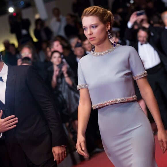 Léa Seydoux - Montée des marches du film "The Lobster" lors du 68ème Festival International du Film de Cannes, le 15 mai 2015.