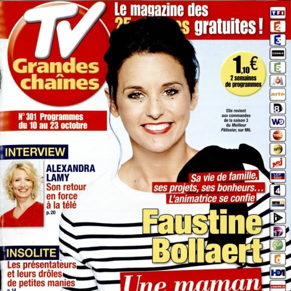 Magazine TV Grandes Chaînes en kiosques le 5 octobre 2015.