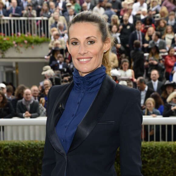 Sophie Thalmann - 94ème Qatar Prix de l'Arc de Triomphe à l'Hippodrome de Longchamp à Paris, le 4 octobre 2015.