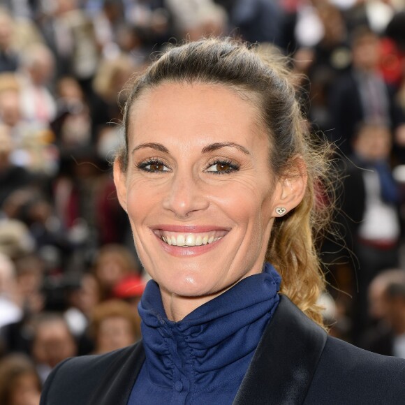 Sophie Thalmann - 94ème Qatar Prix de l'Arc de Triomphe à l'Hippodrome de Longchamp à Paris, le 4 octobre 2015.